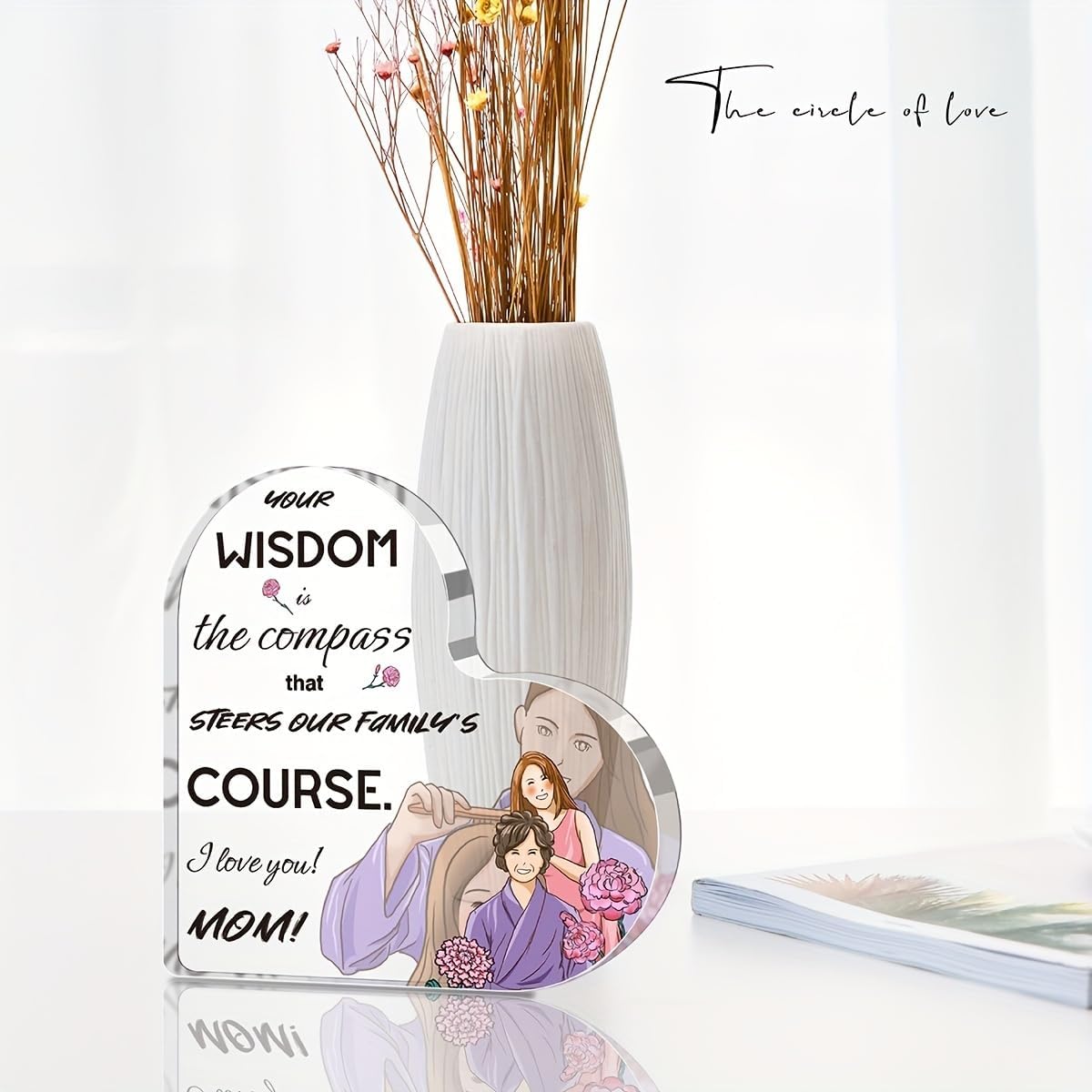 Familie Hartvormig Acryl Plaqu - Photo Acrylic Block recensie en prijs
